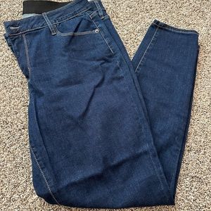 Ava & Viv High rise skinny Jean dark wash w/ stretch waist band